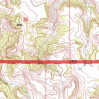 United States Geological Survey Reanus Cone, MT (1995, 24000-Scale) digital map