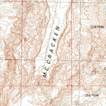 United States Geological Survey Recapture Pocket, UT (1989, 24000-Scale) digital map