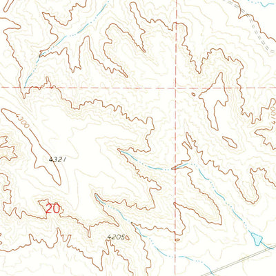 United States Geological Survey Recluse, WY (1971, 24000-Scale) digital map