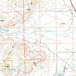 United States Geological Survey Recluse, WY-MT (1975, 100000-Scale) digital map