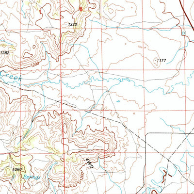 United States Geological Survey Recluse, WY-MT (1975, 100000-Scale) digital map