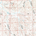 United States Geological Survey Recluse, WY-MT (1975, 100000-Scale) digital map