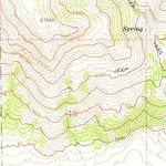 United States Geological Survey Reconnaissance Peak, CA (1972, 24000-Scale) digital map