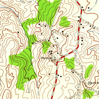 United States Geological Survey Rectortown, VA (1943, 24000-Scale) digital map