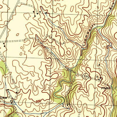 United States Geological Survey Rectortown, VA (1944, 31680-Scale) digital map
