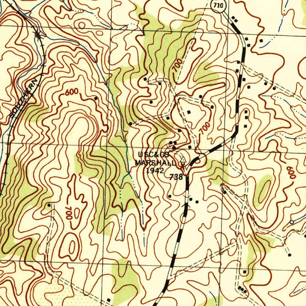 Rectortown, VA (1944, 31680-Scale) Map by United States Geological ...