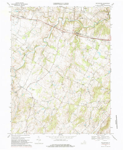 United States Geological Survey Rectortown, VA (1970, 24000-Scale) digital map