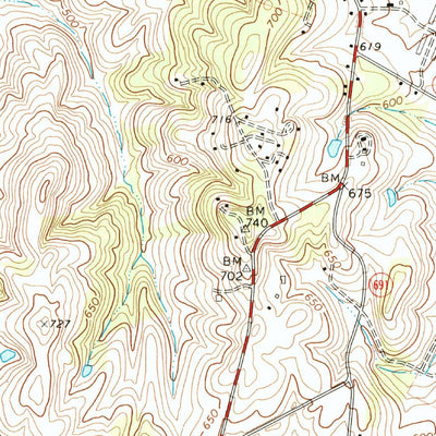 United States Geological Survey Rectortown, VA (1970, 24000-Scale) digital map