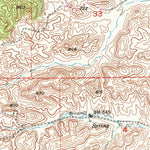 United States Geological Survey Red Bank, CA (1952, 24000-Scale) digital map
