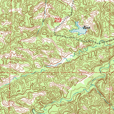 United States Geological Survey Red Bank, CA (1952, 24000-Scale) digital map