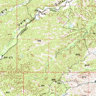 United States Geological Survey Red Bank, CA (1952, 62500-Scale) digital map