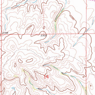 United States Geological Survey Red Bank Creek, MT-ND (1974, 24000-Scale) digital map
