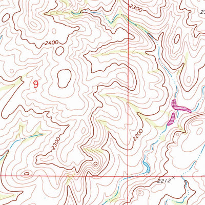 United States Geological Survey Red Bank Creek, MT-ND (1974, 24000-Scale) digital map
