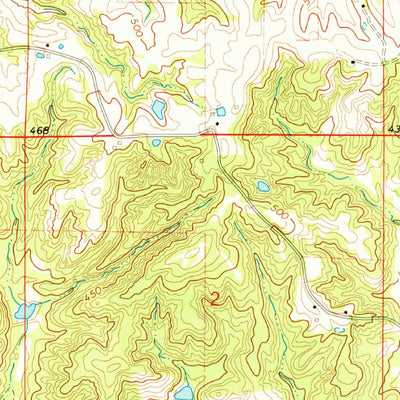 United States Geological Survey Red Banks, MS (1971, 24000-Scale) digital map