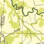 United States Geological Survey Red Bay, AL-MS (1936, 24000-Scale) digital map