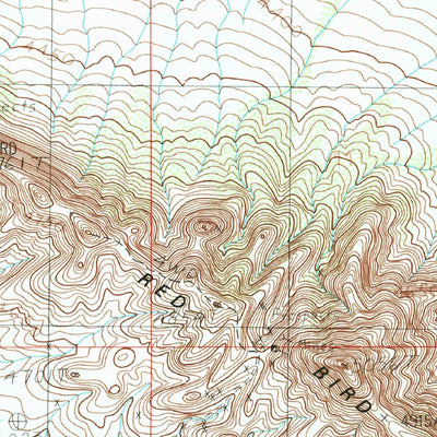 United States Geological Survey Red Bird Hills, AZ (1985, 24000-Scale) digital map