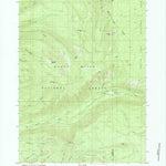 United States Geological Survey Red Blanket Mountain, OR (1985, 24000-Scale) digital map