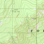 United States Geological Survey Red Blanket Mountain, OR (1985, 24000-Scale) digital map