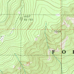 United States Geological Survey Red Blanket Mountain, OR (1985, 24000-Scale) digital map