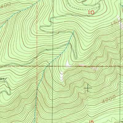 United States Geological Survey Red Blanket Mountain, OR (1985, 24000-Scale) digital map