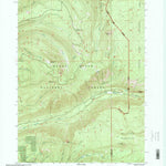 United States Geological Survey Red Blanket Mountain, OR (1997, 24000-Scale) digital map