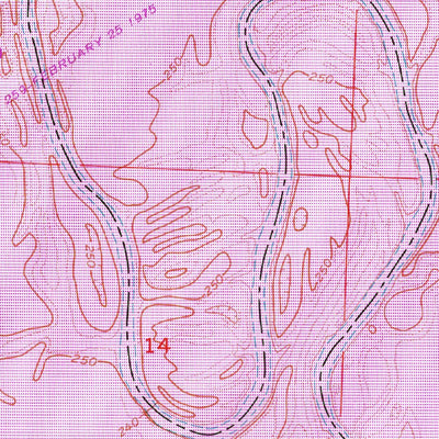 United States Geological Survey Red Bluff, AR (1950, 24000-Scale) digital map