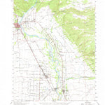 United States Geological Survey Red Bluff, CA (1952, 62500-Scale) digital map