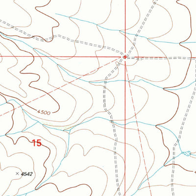United States Geological Survey Red Bluff Draw, NM (2001, 24000-Scale) digital map