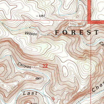 United States Geological Survey Red Bluff Draw, NM (2001, 24000-Scale) digital map