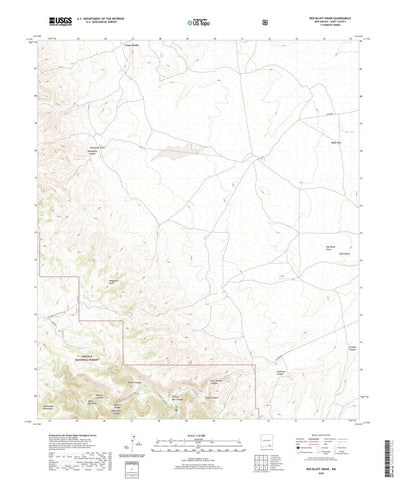 United States Geological Survey Red Bluff Draw, NM (2020, 24000-Scale) digital map