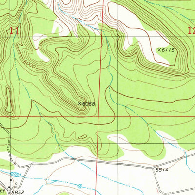 United States Geological Survey Red Bluff Draw West, NM (1981, 24000-Scale) digital map