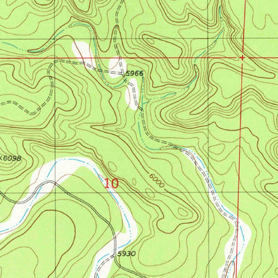 United States Geological Survey Red Bluff Draw West, NM (1981, 24000-Scale) digital map