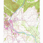 United States Geological Survey Red Bluff East, CA (1951, 24000-Scale) digital map