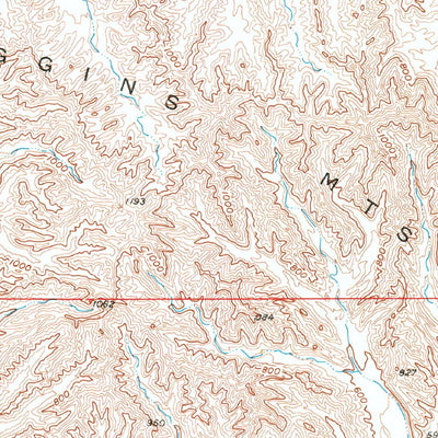 United States Geological Survey Red Bluff Mountain, AZ (1955, 62500-Scale) digital map
