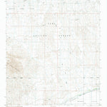 United States Geological Survey Red Bluff Mountain East, AZ (1986, 24000-Scale) digital map