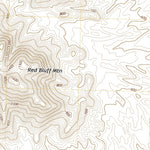 United States Geological Survey Red Bluff Mountain East, AZ (2021, 24000-Scale) digital map