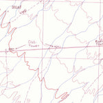United States Geological Survey Red Bluff Mountain NW, AZ (1986, 24000-Scale) digital map