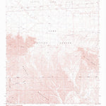 United States Geological Survey Red Bluff Mountain West, AZ (1986, 24000-Scale) digital map