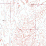 United States Geological Survey Red Bluff Mountain West, AZ (1986, 24000-Scale) digital map