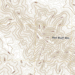 United States Geological Survey Red Bluff Mountain West, AZ (2021, 24000-Scale) digital map