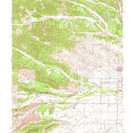 United States Geological Survey Red Bluff West, CA (1951, 24000-Scale) digital map