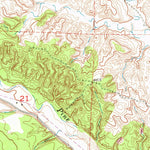 United States Geological Survey Red Bluff West, CA (1951, 24000-Scale) digital map