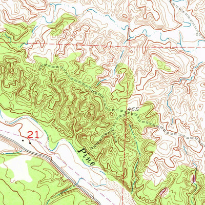 United States Geological Survey Red Bluff West, CA (1951, 24000-Scale) digital map