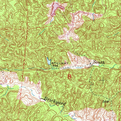 United States Geological Survey Red Bluff West, CA (1951, 24000-Scale) digital map