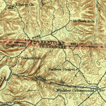 United States Geological Survey Red Boiling Springs, TN-KY (1931, 62500-Scale) digital map