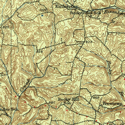 United States Geological Survey Red Boiling Springs, TN-KY (1931, 62500-Scale) digital map