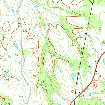 United States Geological Survey Red Boiling Springs, TN-KY (1968, 24000-Scale) digital map