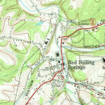 United States Geological Survey Red Boiling Springs, TN-KY (1968, 24000-Scale) digital map