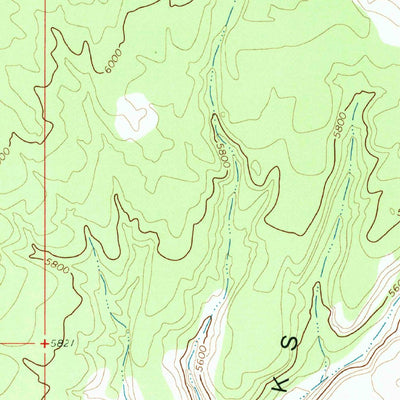 United States Geological Survey Red Breaks, UT (1964, 24000-Scale) digital map