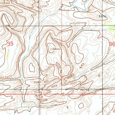 United States Geological Survey Red Breaks, UT (1997, 24000-Scale) digital map